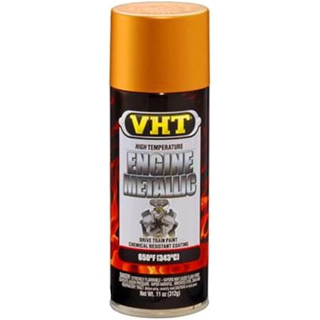 Vht SP404 Engine Metallic - Gold Flake Paint Can- 11 Oz. S24-SP404